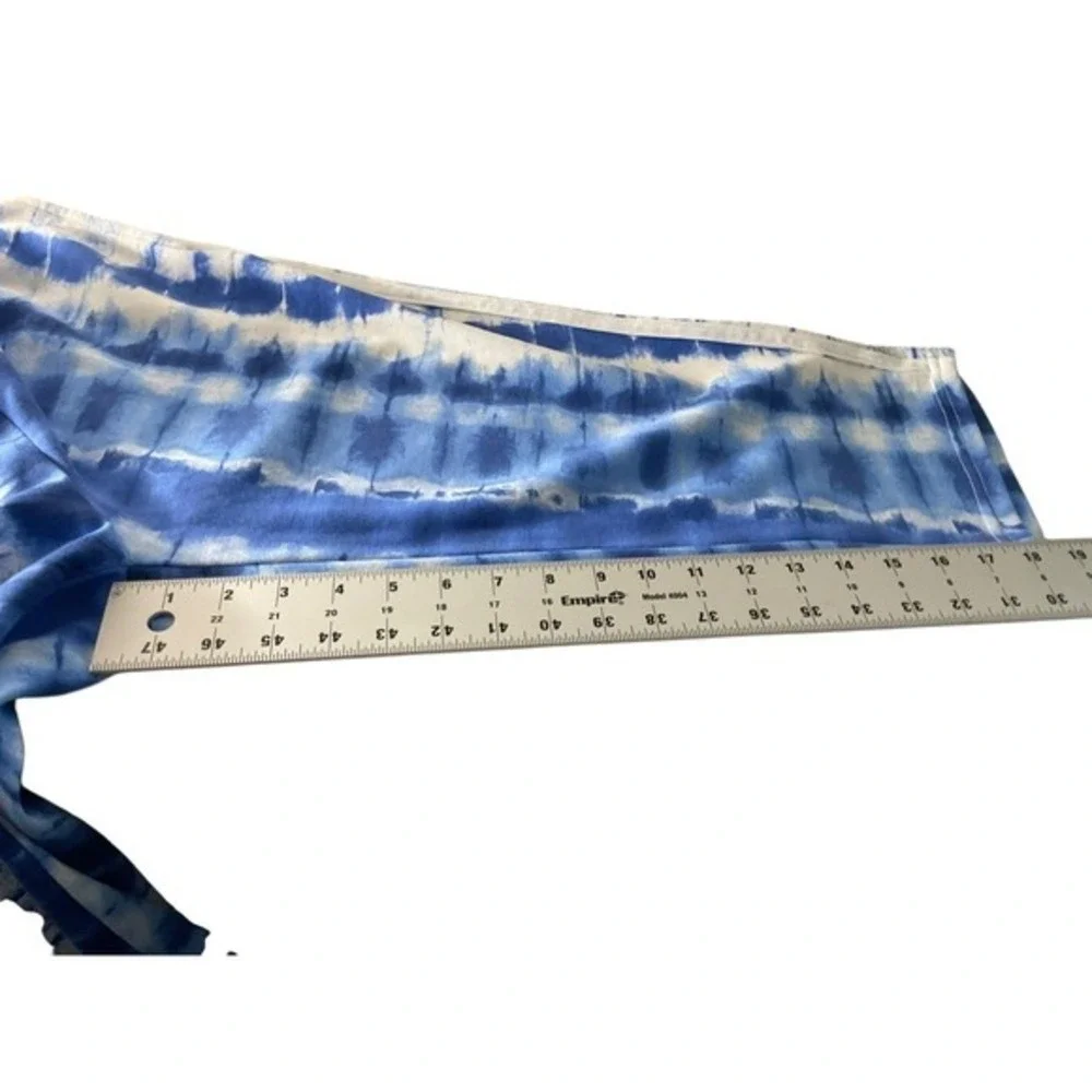 Ashley Sport Women Blue Tie Dye Tracksuit Set Zip‎ Jacket Cropped Joggers 10/12